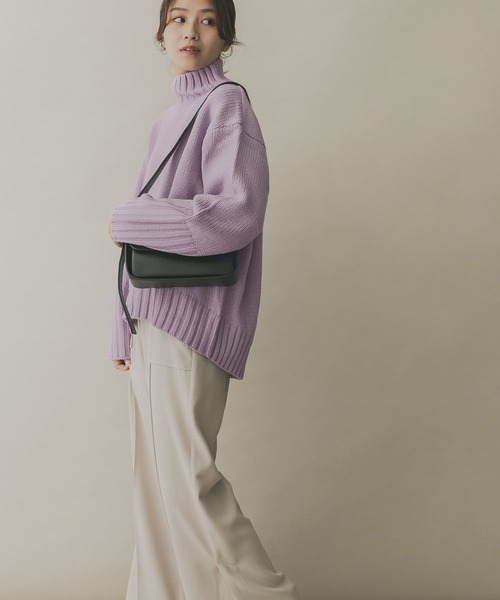 「KBF+」 長袖ニット ONE グリーン系その他 レディース_画像2