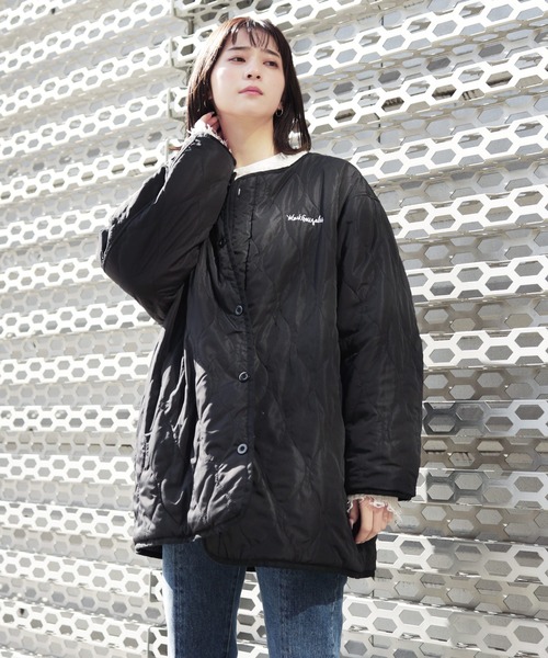 Mark Gonzales（マークゴンザレス） 中綿ブルゾン MEDIUM ブラック系