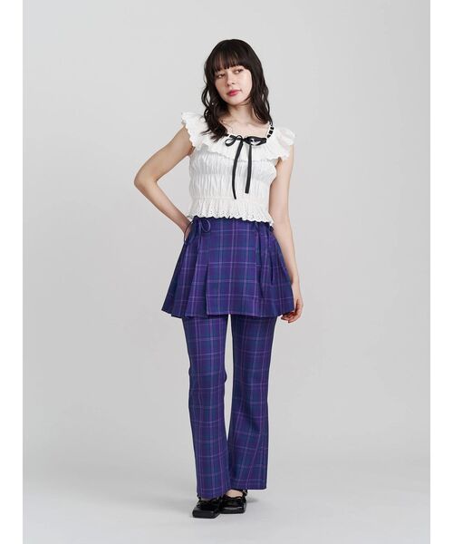 jouetie パンツ 「FRUITSZIPPER仲川瑠夏」フレアパンツ