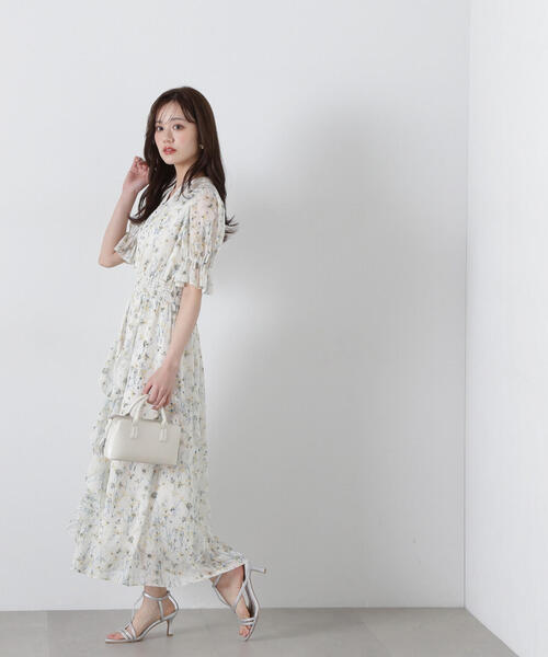 ウエストシャーリングラッフルワンピース PROPORTION(SIZE PS) PROPORTION BODY DRESSING ワンピース ウエストシャーリング