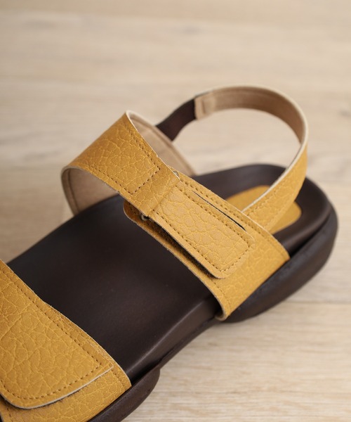 Re:getA（リゲッタ） サンダル 夏 バックベルト付きグミサンダル 22.0