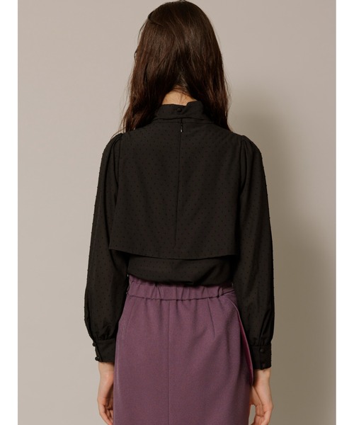 TONAL◆長袖ブラウス/38/--/BLU/002110409 TONAL 「TONAL」 長袖ブラウス 38 ネイビー レディース
