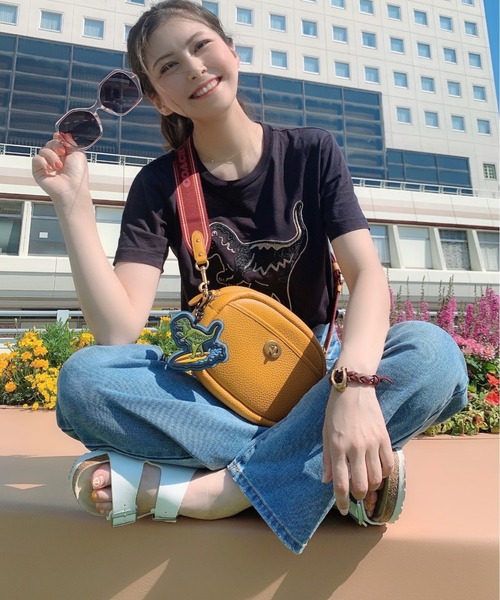 COACH 「COACH」 ショルダーバッグ フリ- イエロー系その他