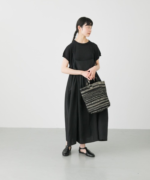 かぐれ キャミワンピース かぐれ 「かぐれ」 キャミソールワンピース FREE ブラック