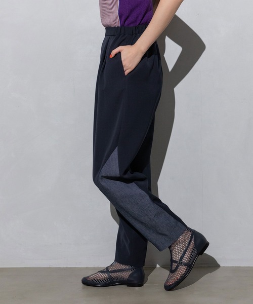 MARECHAL TERRE リラックスパンツ 34新品タグ付き MARECHAL TERRE パンツ ウエストギャザーワイドパンツ