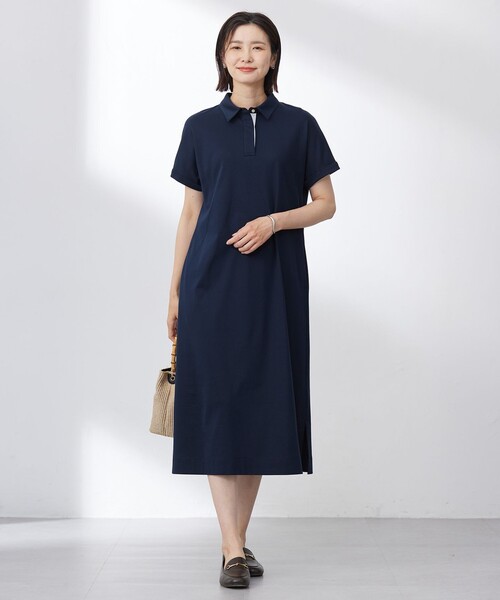 J.PRESS（J.プレス） ワンピース 半袖 「WEB限定カラーあり・洗える