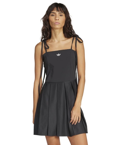 adidas フリル プリーツドレス adidas ワンピース RIBBON PLEATED MINI DRESS / アディダス