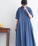 ワンピース 半袖 「レギュラー丈」私の夏デニム...の詳細画像4