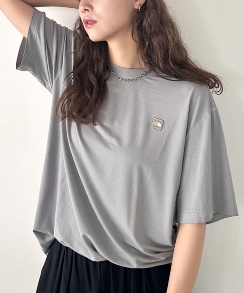 tシャツ 国内未発売 THE NORTH FACE(ザ・ノースフェイス)/ワンポイントロゴ クルーネック 半袖 Tシャツ/MINI LOGO DYED