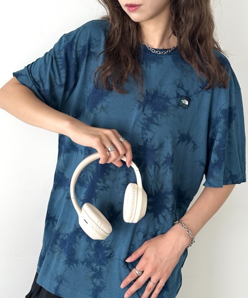 tシャツ 国内未発売 THE NORTH FACE(ザ・ノースフェイス)/ワンポイントロゴ クルーネック 半袖 Tシャツ/MINI LOGO DYED THE NORTH FACE tシャツ 国内未発売 FACE(ザ・ノースフェイス