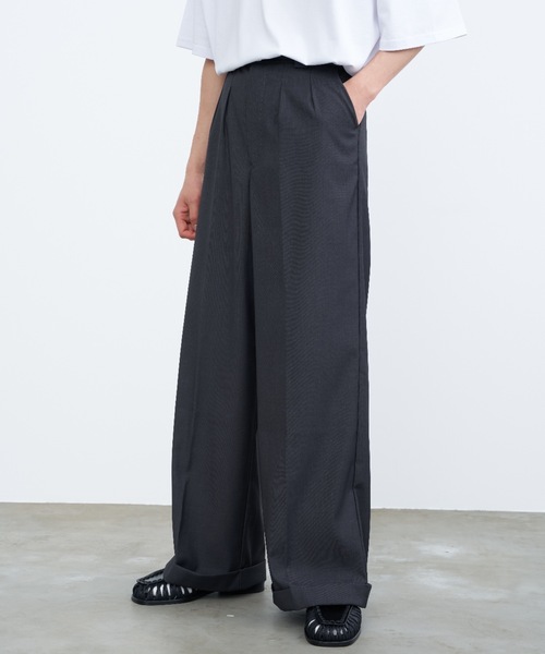 SINSS 「SINSS」 スラックス SMALL チャコール メンズ