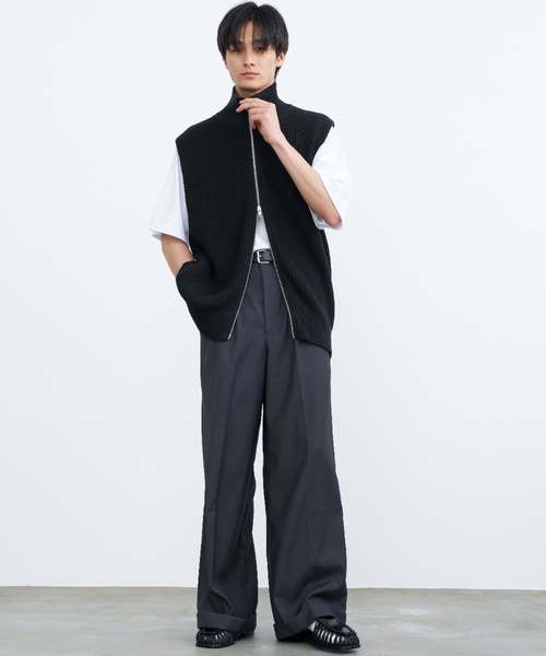 SINSS 「SINSS」 スラックス SMALL チャコール メンズ