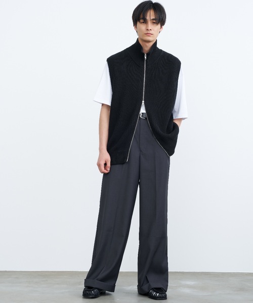 SINSS 「SINSS」 スラックス SMALL チャコール メンズ