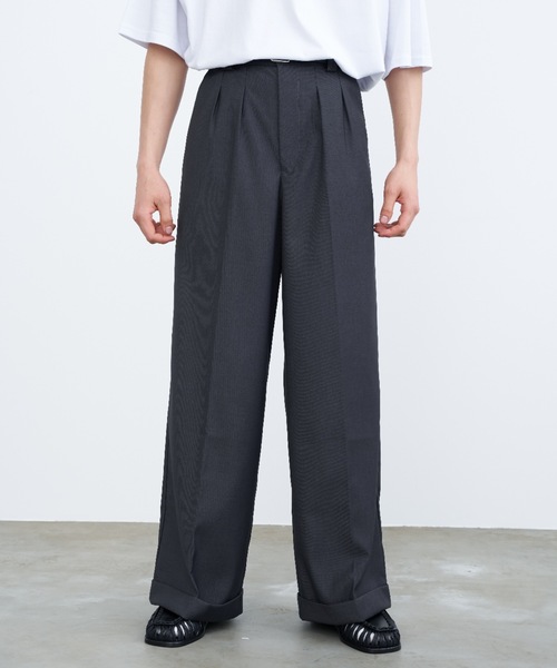 SINSS 「SINSS」 スラックス SMALL チャコール メンズ