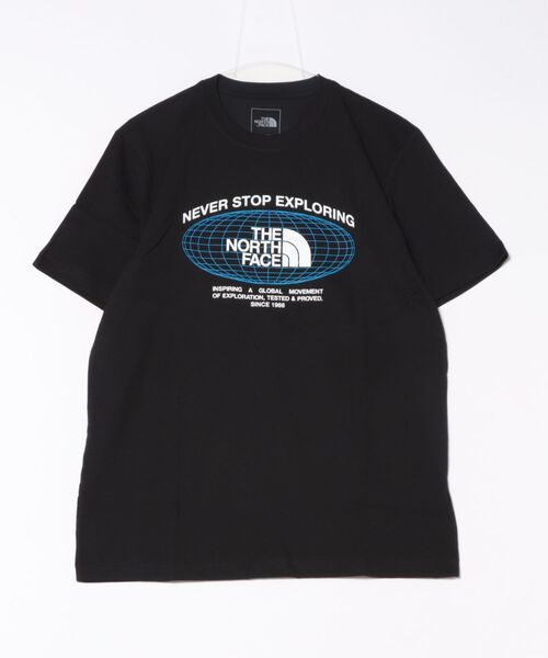 【The North Face】Globe Grid Tシャツ クルーネック 海外限定 THE NORTH FACE tシャツ 「THE FACE」GLOBE GRID コットンT