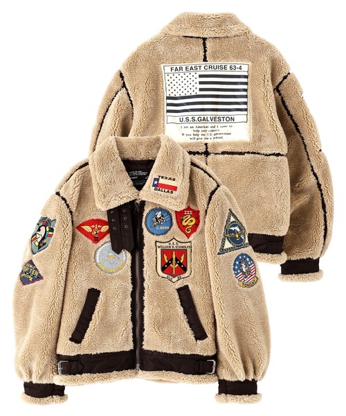 AVIREX RETRO BOA B-3 TOPGUN レトロボア トップガン TOP GUN ブルゾン アウター RETRO BOA B-3 TOPGUN / レトロ ボア