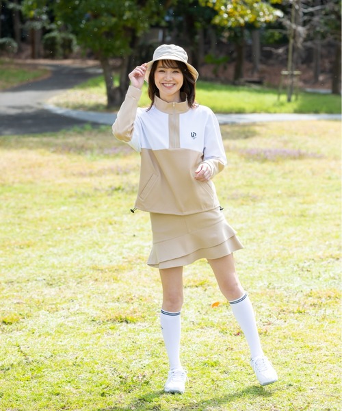 UNDOVE ゴルフ UNDOVEgolf「三枝こころコラボ」 配色切替ドロストプル