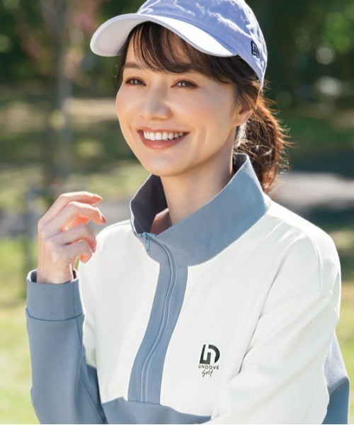 UNDOVE ゴルフ UNDOVEgolf「三枝こころコラボ」 配色切替ドロストプル
