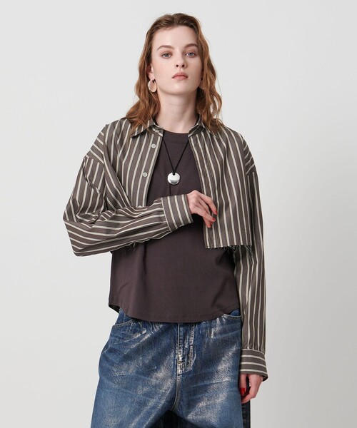 ASTRAET（アストラット） ブラウス シャツ 「ASTRAET」ストライプ