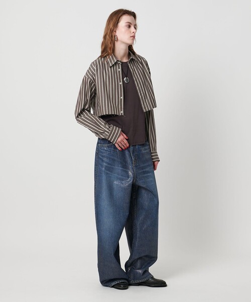 ASTRAET（アストラット） ブラウス シャツ 「ASTRAET」ストライプ