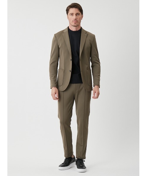 AOURE（アウール） スラックス MALPENSA SHINE TRICOT SETUP PANTS