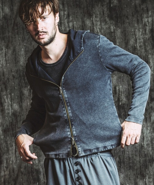 NO ID.（ノーアイディー） パーカー 「NO ID.」Fraise High-Neck Zip