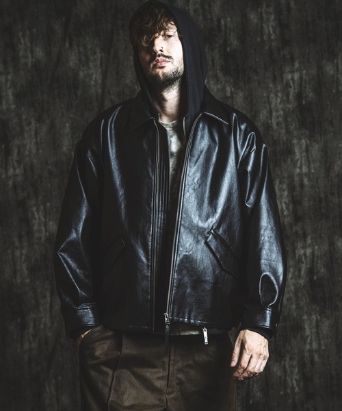 NO ID.（ノーアイディー） パーカー 「NO ID.」Fraise High-Neck Zip