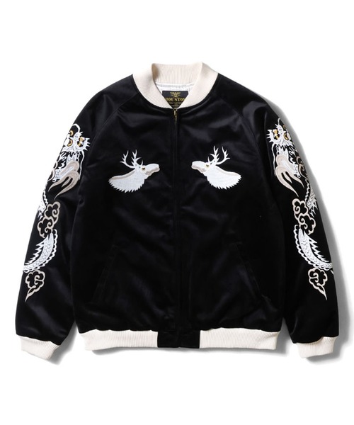 HOUSTON スカジャン 別珍スカジャン(DEER) メンズ レディース
