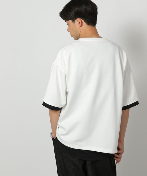 LAKOLE（ラコレ） tシャツ グラフィックレイヤードTEE / 586875 メンズ