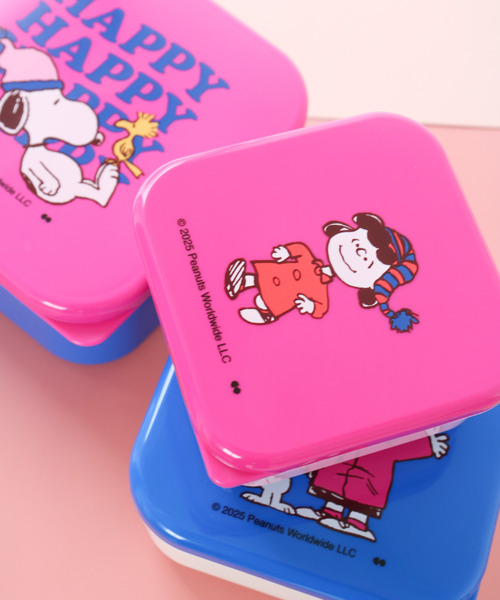 PEANUTS 弁当箱 「PEANUTS/ピーナッツ」 スヌーピー BEANIE シール