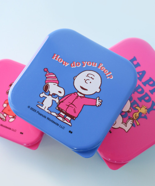 PEANUTS 弁当箱 「PEANUTS/ピーナッツ」 スヌーピー BEANIE シール