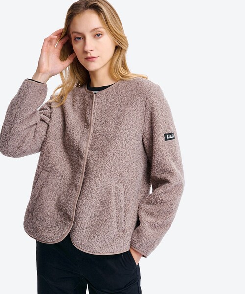 AIGLE（エーグル） ブルゾン アウター カーディガン シェルパフリース