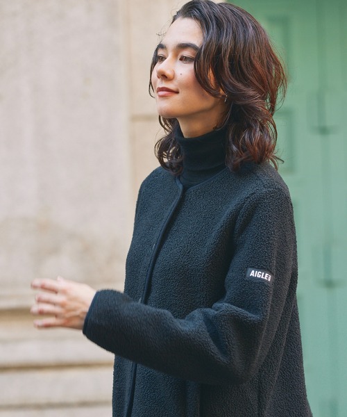AIGLE（エーグル） ブルゾン アウター ボア フリース カーディガン