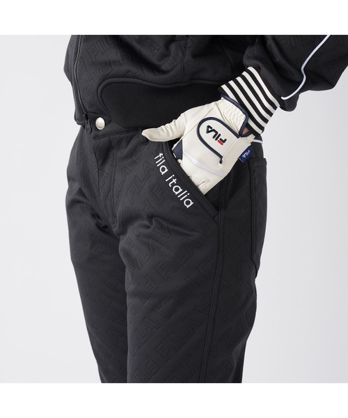 FILA GOLF パンツ フィラゴルフ ゴルフウェア ワンポイント ロゴ 防風