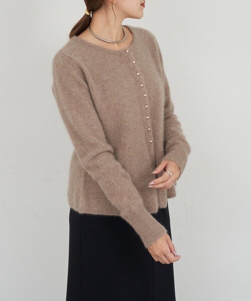 SHENERY（シーナリー） カーディガン ラクーンペプラムカーディガン