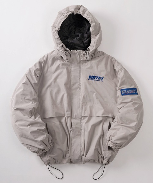 ダウンジャケット ダウン 「82」「MATEY」ワンポイント＆バック刺繍