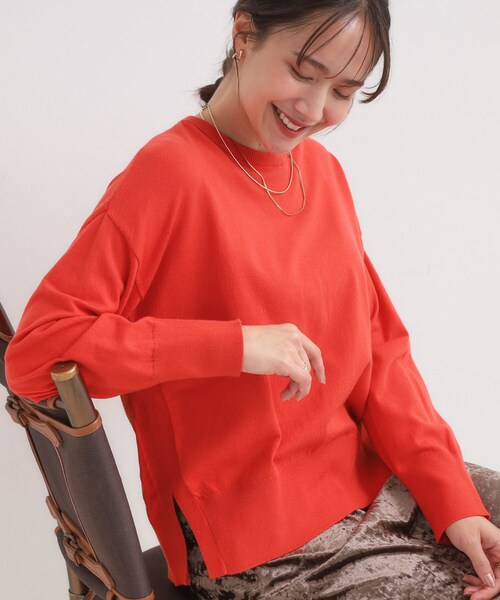 DRESKIP（ドレスキップ） ニット セーター 「洗える/S-LL」きれいめに