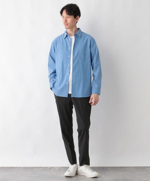 「GLOBAL WORK」 スラックス SMALL ブラック メンズ_画像5