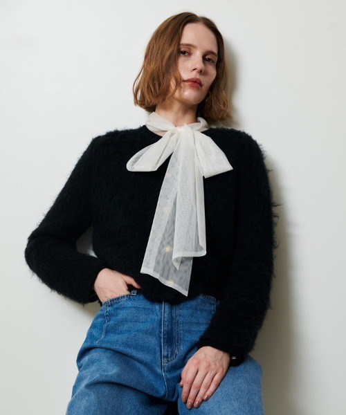 allureville（アルアバイル） カーディガン シャギーニット