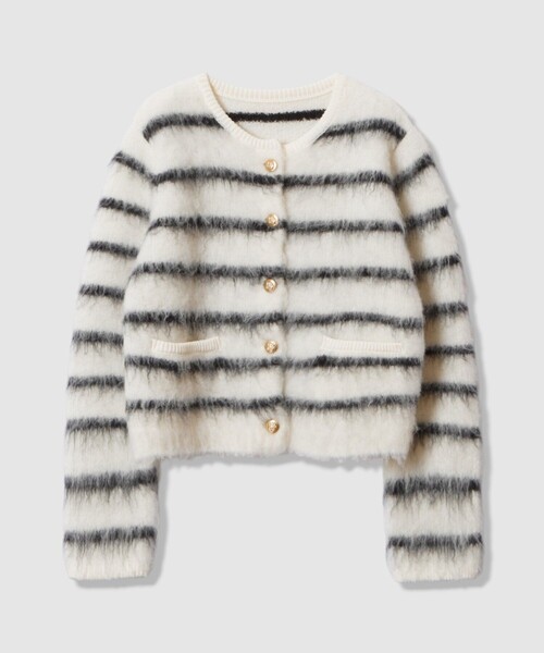 allureville（アルアバイル） カーディガン シャギーニット