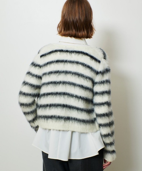 allureville（アルアバイル） カーディガン シャギーニット