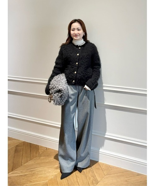 allureville（アルアバイル） カーディガン シャギーニット