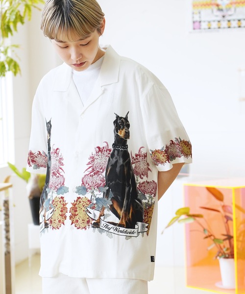 「HUF」 半袖シャツ LARGE グリーン メンズの画像