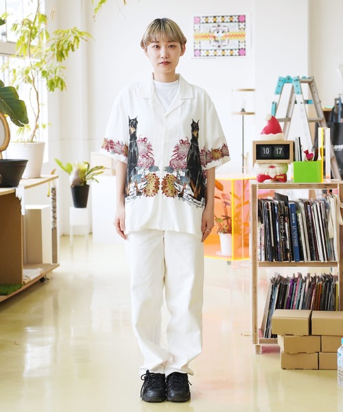 「HUF」 半袖シャツ LARGE グリーン メンズの画像