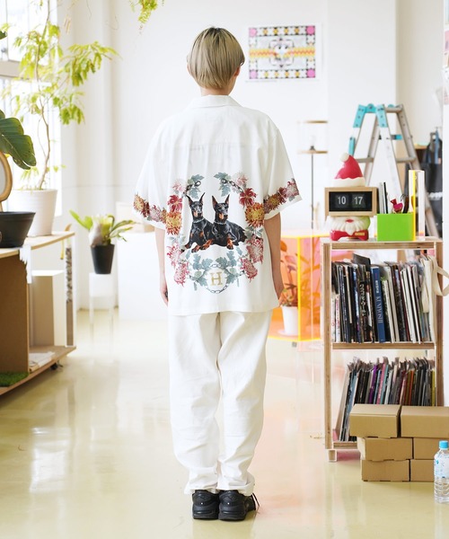 「HUF」 半袖シャツ LARGE グリーン メンズの画像