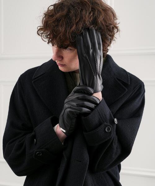 TAKEO KIKUCHI（タケオキクチ） 手袋 「スマホ対応」レザーグローブ