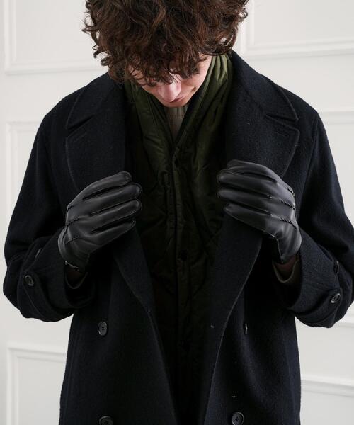 TAKEO KIKUCHI（タケオキクチ） 手袋 「スマホ対応」レザーグローブ