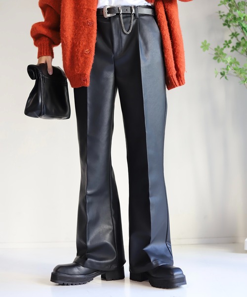 ロングパンツ レディース春秋夏 九分 ロング丈 ワイドパンツ