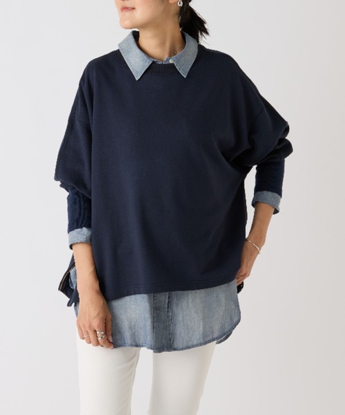 BEARDSLEY（ビアズリー） スウェットカットソー FREE ネイビー