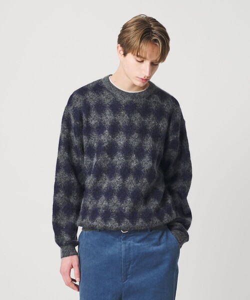 BEAUTY＆YOUTH UNITED ARROWS セーター ニット ロンバス モヘヤ クルー